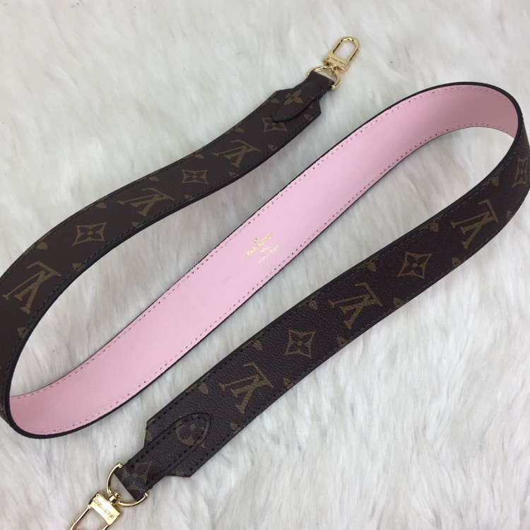 LOUİS VUİTTON BANDOULİERE MONOGRAM STRAP PUDRA